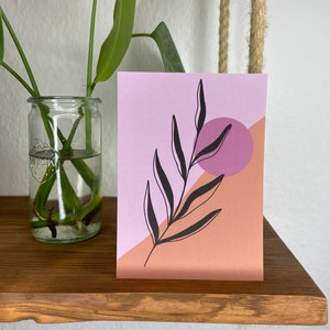 Postkarte Pflanze