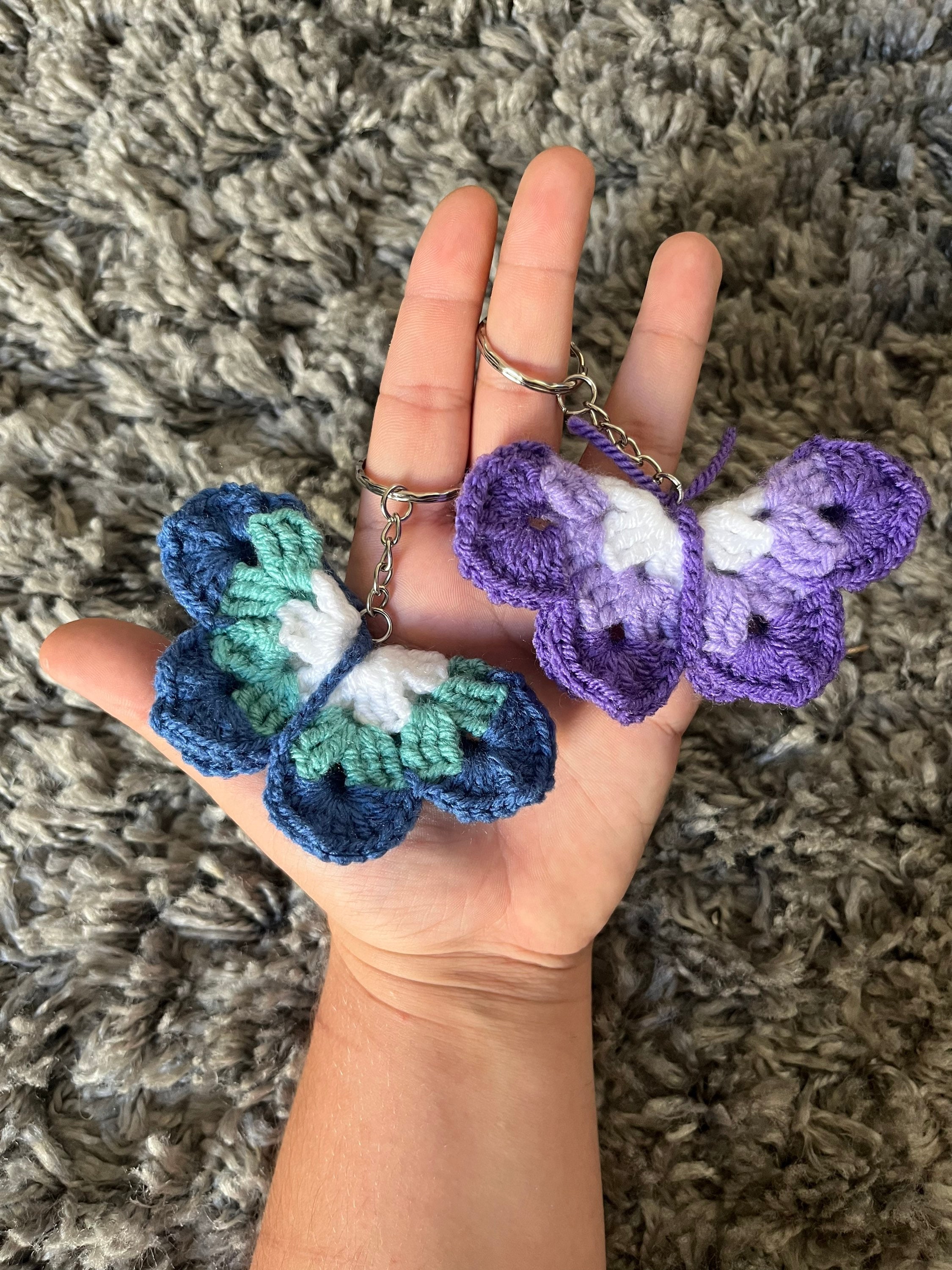 Butterfly Appliques9 Crochet Butterfly Appliquespink -  in 2023