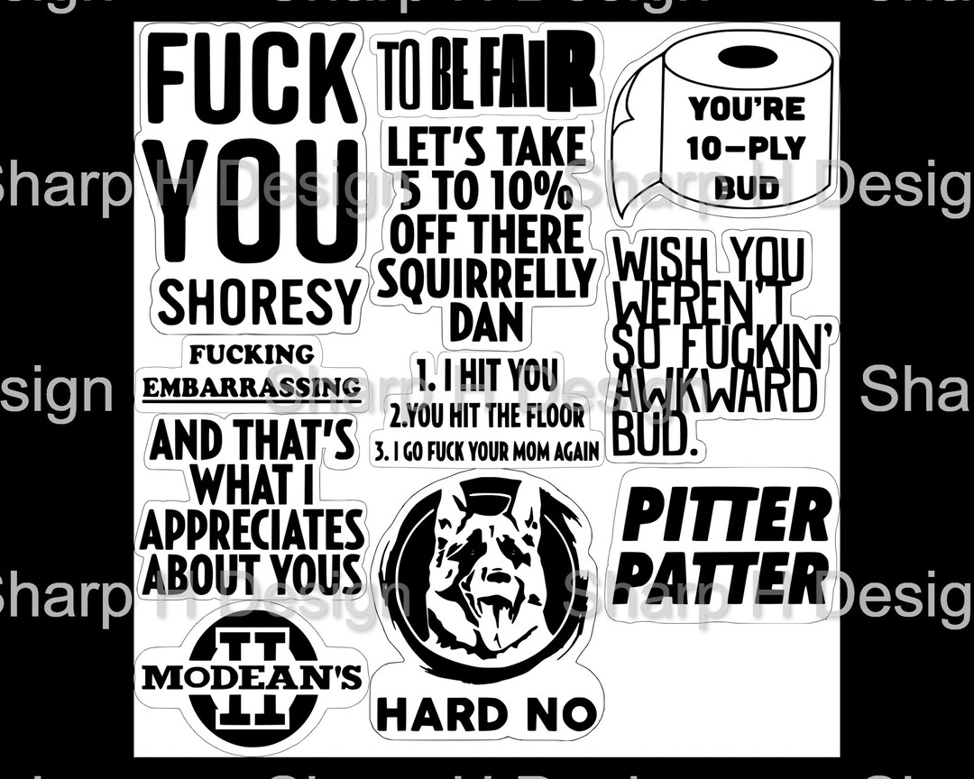 Letterkenny SVG Bundle Etsy