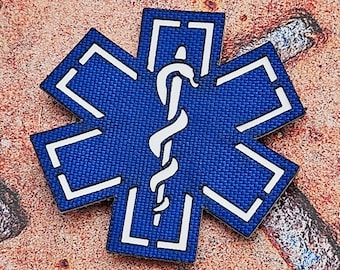 Medic Lasercut Patch EMS EMT Paramedic