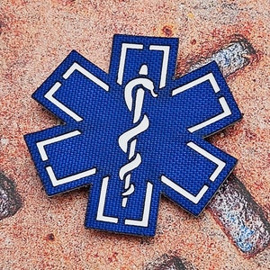 Medic lasercut patch EMS EMT paramedicus