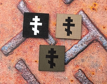 Ortodesales Kreuz Kruzifix Laser Tiny Patch