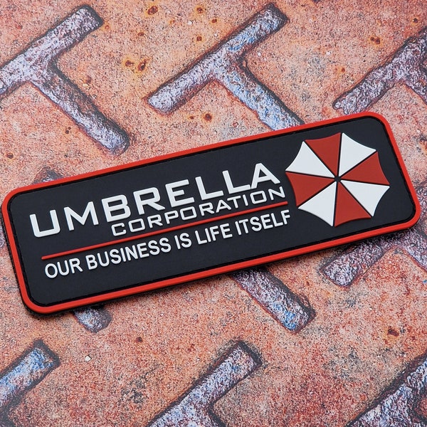 Umbrella Corporation Resident Evil Patch Aufnäher aus Gummi