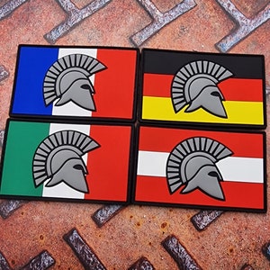 Spartan Flags Molon Labe Flag Rubber Morale Patch