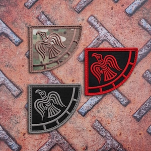 Sällsynt Viking Raven Banner Moral Tactical Odin God of War Broderad Hook Patch