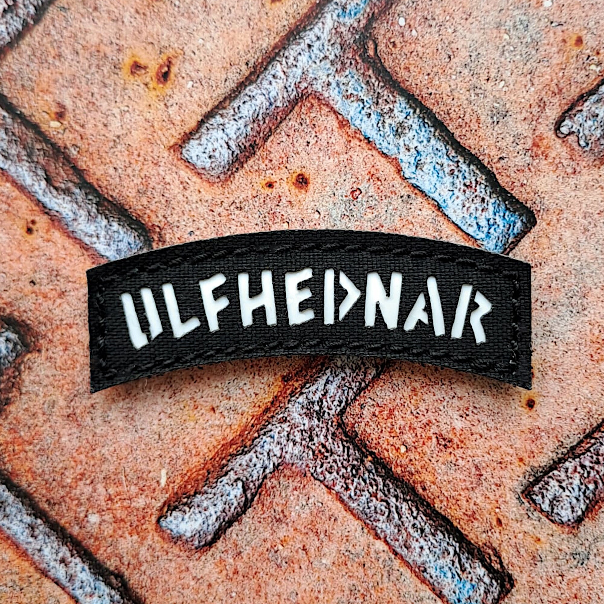 Ulfhednar Berserkr Patch Tactique Brodé – Viking Norse, 7 Cm, Accroche Velcro, Pour Militaire Et Airsoft