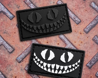 Cheshire Cat  PVC Glow in the Dark Patch