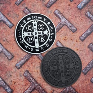 Saint Benedict Medal PVC Patch 3"