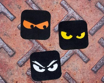 Evil Eyes Patch: Spooky Glare Hook and Loop Patch