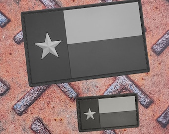 Texas lone star longhorn multicam US Army morale toppa touch fastener