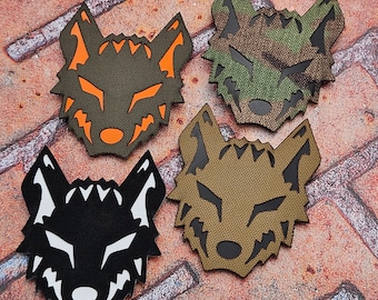 Wolf Tactical Military Morale Lasercut Patch