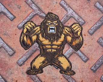 Sasquatch Bigfoot Funny Embroidery Tactical Morale Velcro Patch for Hats, Backpacks, Gear, EDC, Uniforms