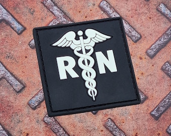 Caduceus Registered Nurse RN PVC Patch