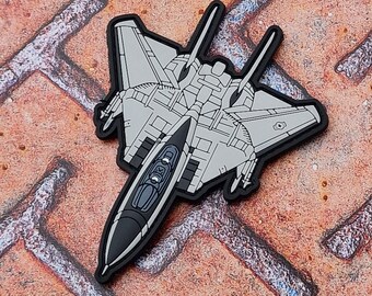 1980年代のヴィンテージF14トムキャット刺繍パッチアメリカ海軍戦闘機