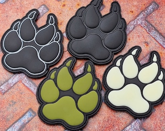 Patch en caoutchouc K9 Paw Dog Hanlder K-9
