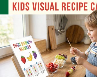 Visual Recipe Cards for Kids • Montessori Kitchen (digital Download) - Etsy