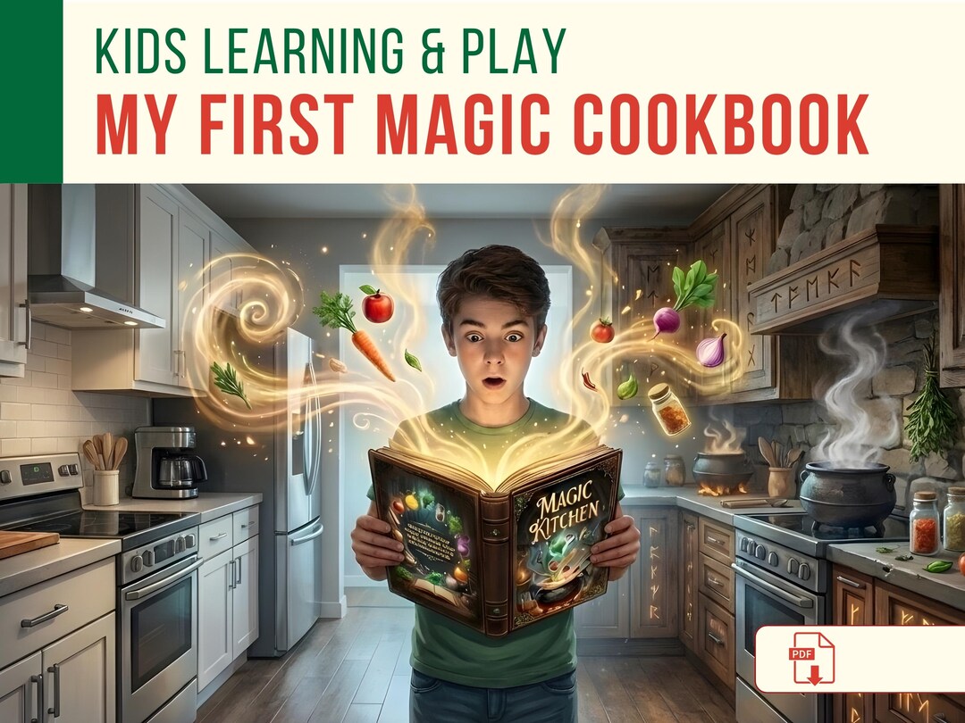 Printable Magic Cookbook for Teens | Fantasy Grimoire Recipe PDF ...