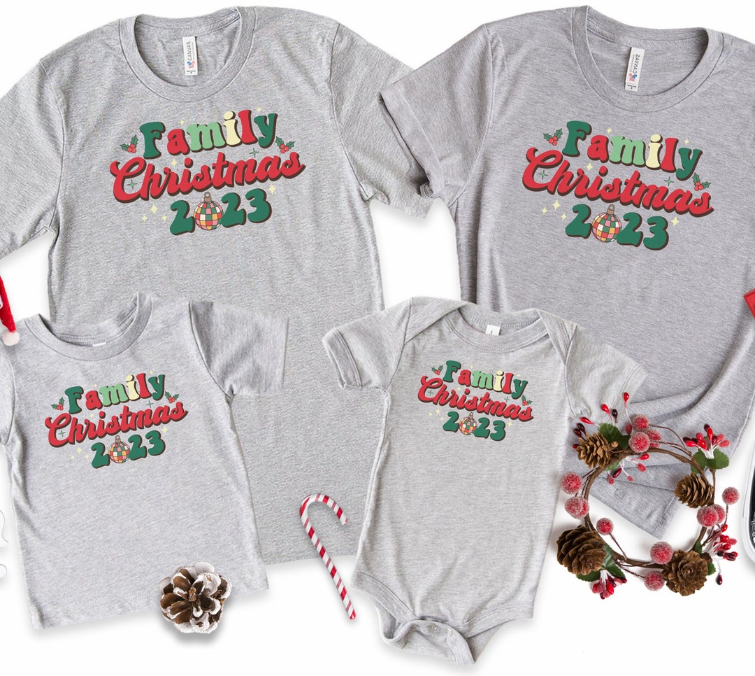 Family Christmas 2023 Matching Shirts Family Holiday Shirts Etsy