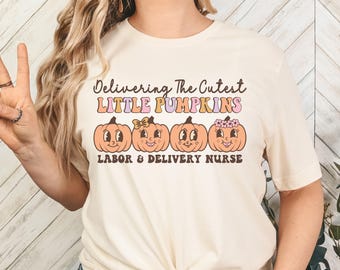 Labor and Delivery Nurse Halloween Shirt: Spooky Season L&D Tee