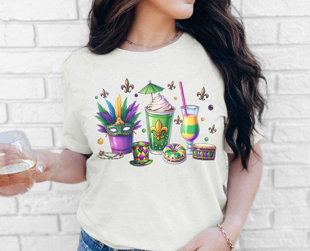 Mardi Gras Treat Yo’ Self Daiquiri Boxy T-Shirt main image 1