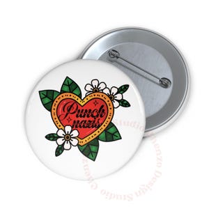 Punch Nazis Pin Button, Anti Fascist Pin, Anti Racist, Political Protest Pin, Resistance Button, Anti-Nationalism, Progressive Liberal Pin