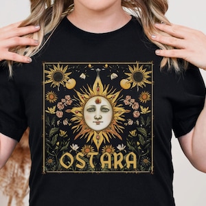 Ostara T-shirt, Pagan Holiday Shirt, Wiccan Ostara Tshirt, Wheel of the Year, Gift for Pagans, Ostara Gift, Seasonal Witch Tshirt