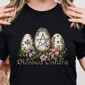 Ostara T-Shirt, Blessed Ostara Shirt, Pagan Holiday Tee,  Wiccan Shirt, Wheel of the Year, Gift for Pagans, Spring Equinox, Ostara Gift
