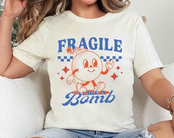 Not Fragile Like A Flower, Fragile Like A Bomb Shirt, RBG Quote, Feminist Shirt, Womens Rights, Activist Shirt, Ruth Bader Ginsburg Shirt