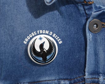 Minnesota Loon Pin, Minnesota Resistance Button, MN State Bird Loon Resistance, Political Protest, Minnesota Loon Starbird