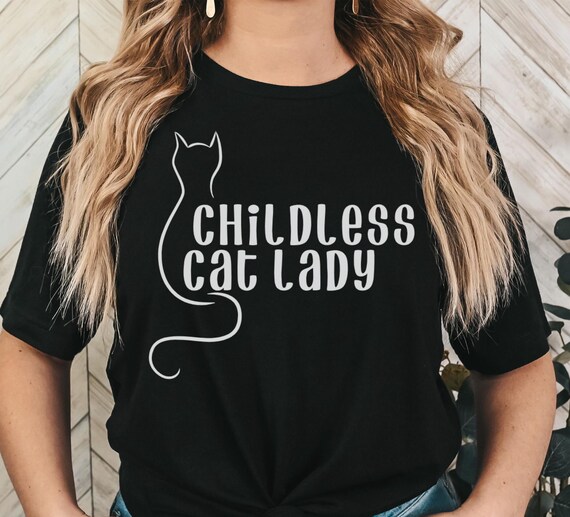 Childless Cat Lady Tshirt, 2024 Election Political Shirt, Proud Childless Cat Lady Tee, Cat Ladies Vote, Cat Ladies for Kamala, Vote Blue