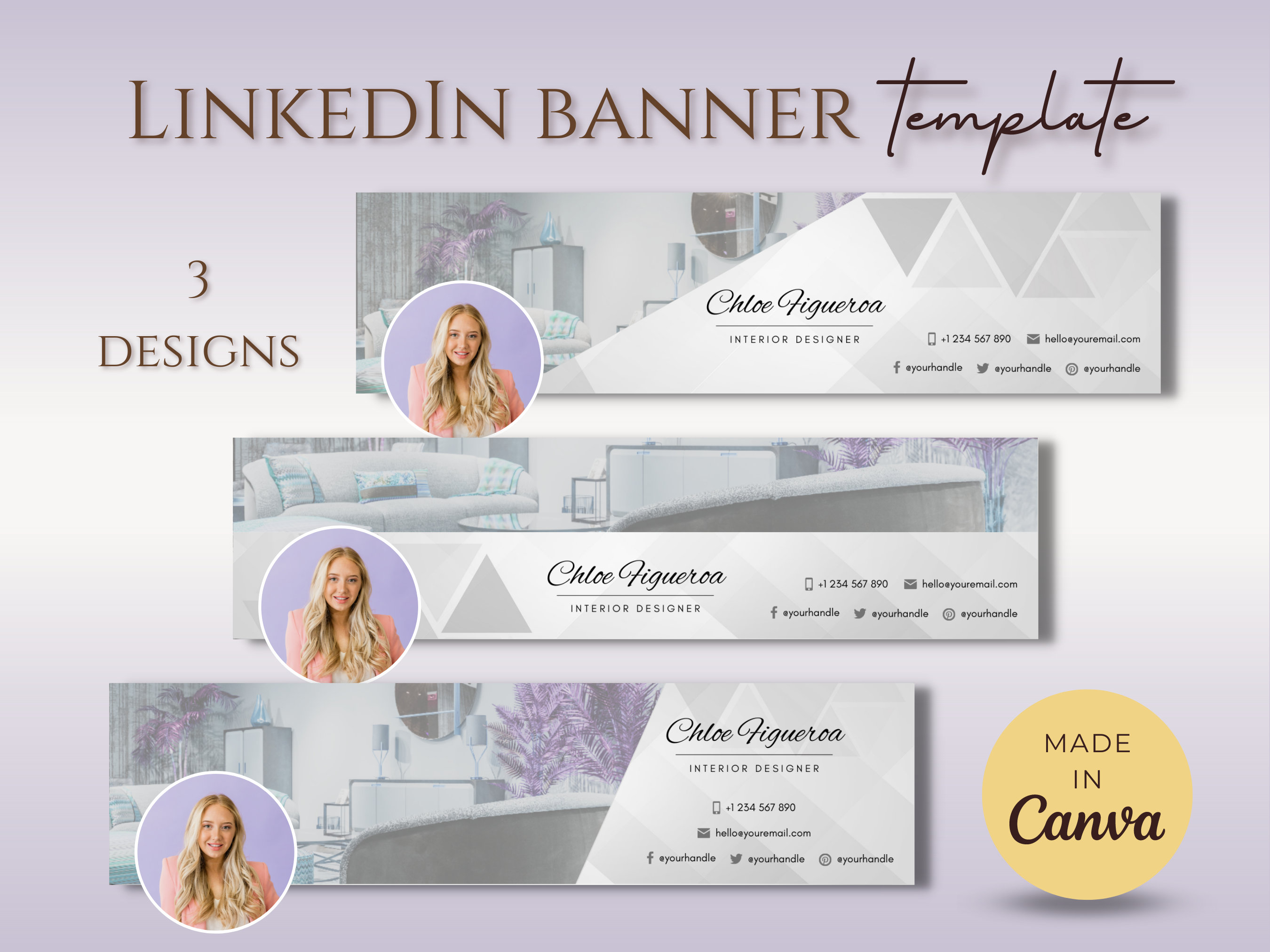 Linkedin Banner Template Linkedin Background Photo Canva - Etsy