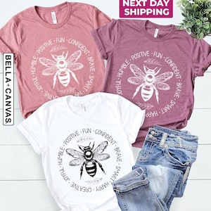 Bee Kind T-Shirt: Positive, Happy, Joyful Women&#39;s Tee