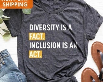 Diversity Inclusion Advocate T-Shirt: Anti Racism, Black History, Diversity Advocate Shirt