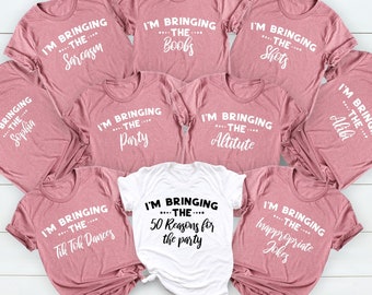Funny 50th Birthday Group Shirts: Party Celebration Tees, Birthday T-shirts