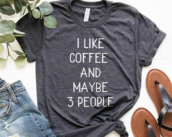 Coffee Lover Shirt: Introvert Antisocial Tee