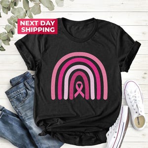 Pink Ribbon Breast Cancer Awareness Shirt: Cancer Warrior Tee
