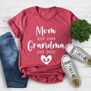 Maman est grand-mère est chemise personnalisée, chemise maman grand-mère, cadeau fête des mères, cadeau pour maman, cadeau pour grand-mère, chemise maman personnalisée, chemise grand-mère