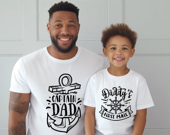 T-shirteria - Coppia Maglietta E Body Neonato - Buona Prima Festa Del Papà - T-Shirt Padre E Figlio A Manica Corta, 100% Cotone, Leggere E Traspiranti - Foto 9