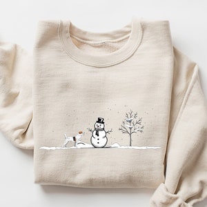 Christmas Snowman Sweatshirt, Christmas Sweatshirt, Snowman Shirt, Snowman T-Shirt, Christmas Crewneck, Christmas Shirts for Women