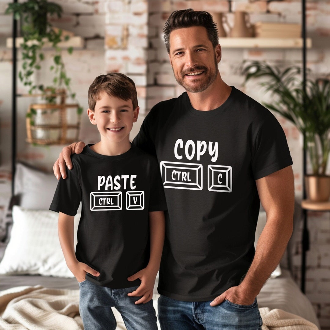 Copy Paste Shirt, Father and Baby Matching Shirts, Copy and Paste Daddy ...