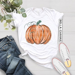 Halloween Shirt, Watercolor Pumpkin Shirt, Halloween Mom Shirt, Halloween Grandma Shirt