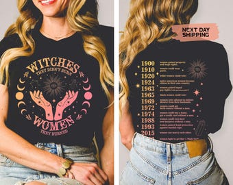 Feminist Witch T-Shirt: Women's Rights Empowerment Tee