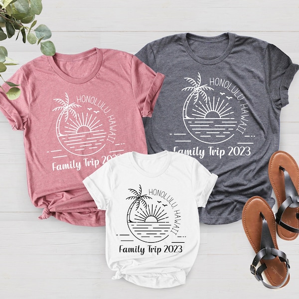 Custom Family Vacation T-Shirts, Summer Camp Group Shirts, Boy Girl Toddler Kid Tees, Family Beach Matching T-shirt, Men Kids Women T-shirt