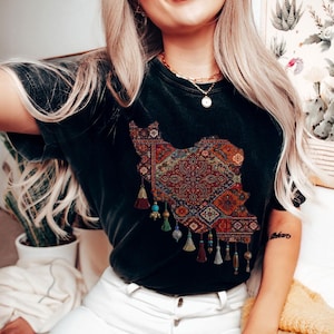 Free Iran Shirt, Iran Freedom Tee, Persian Map Graphic Shirts image 4