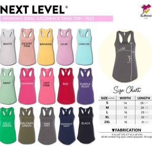 a collection of colorful women's tank tops, each with a different color and size, arranged in a grid format.