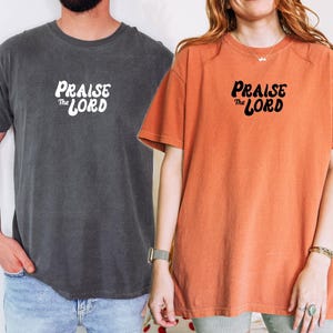 Praise The Lord Tee: Unisex Christian Screen Print T-Shirt