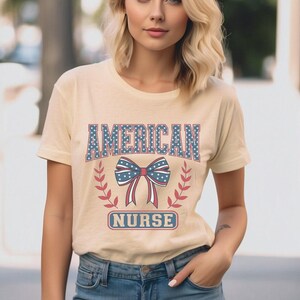 American Nurse Shirt, Nurse Independence Day Gift Shirt, Patriotic Nurse Shirt, Nurse 4th Of July Shirt, Cute Nurse Gift, Nurse Life Shirt
