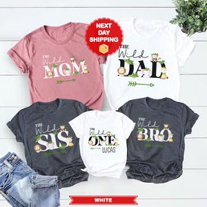 Wild Family Birthday Shirts: Jungle Animal Matching Tee