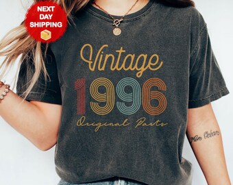 30th Birthday Shirt, Vintage 1996 Original Parts Shirt, 30th Birthday Woman Shirt, Hello 30th Shirt, 30th Birthday Party