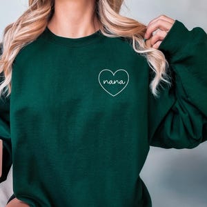 Grandma Sweatshirt ~ Nana Custom Sweater ~ Mothers Day Gifts ~ Gift Under 20 ~ Personalized Gifts for Grandma
